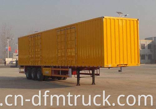 3 Axle Cargo Van Container Semi Trailer 2